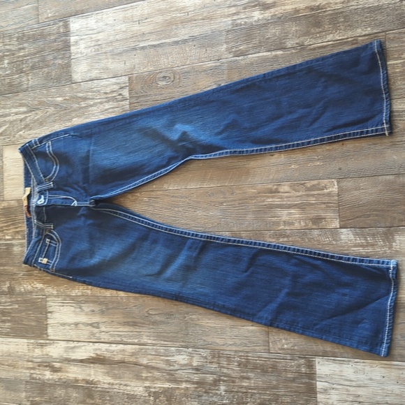 BIG STAR "Remi" low-rise bootcut jeans medium wash The Buckle sz 27L tall - Picture 7 of 15